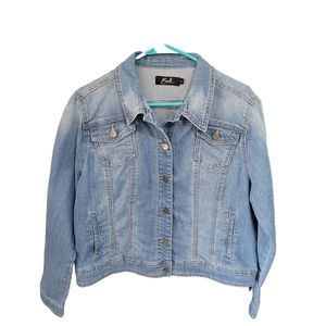 Earl Jeans Denim Jacket Light wash Sz XL